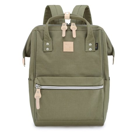 Miejski plecak z wodoodpornej tkaniny w kolorze khaki - Himawari Miejski plecak z wodoodpornej tkaniny w kolorze khaki - Himawari