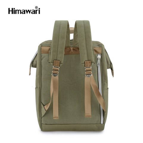 Miejski plecak z wodoodpornej tkaniny w kolorze khaki - Himawari Miejski plecak z wodoodpornej tkaniny w kolorze khaki - Himawari