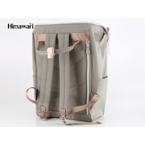 Miejski plecak z wodoodpornej tkaniny w kolorze khaki - Himawari Miejski plecak z wodoodpornej tkaniny w kolorze khaki - Himawari