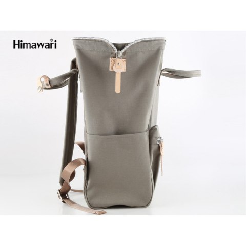 Miejski plecak z wodoodpornej tkaniny w kolorze khaki - Himawari Miejski plecak z wodoodpornej tkaniny w kolorze khaki - Himawari