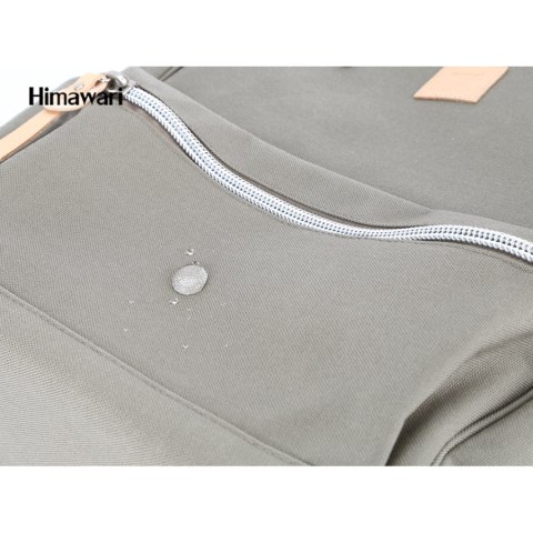 Miejski plecak z wodoodpornej tkaniny w kolorze khaki - Himawari Miejski plecak z wodoodpornej tkaniny w kolorze khaki - Himawari