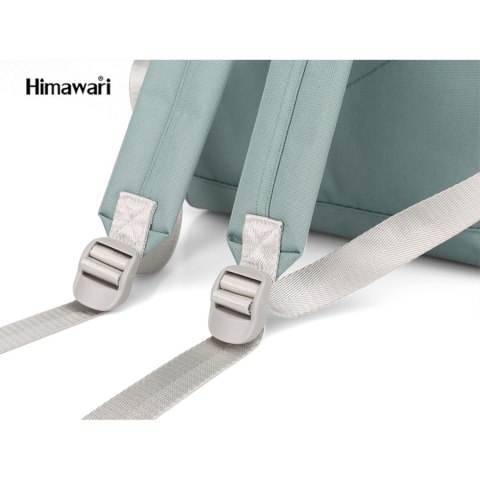Plecak damski różowy z kieszenią na laptopa i portem USB - Himawari Plecak damski różowy z kieszenią na laptopa i portem USB - Himawari