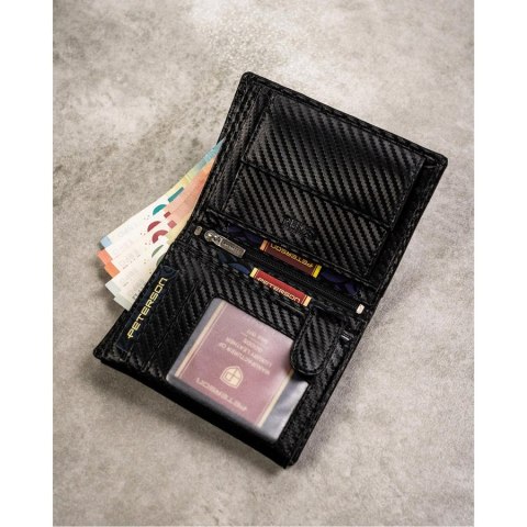 Luksusowy zestaw prezentowy z portfelem RFID - Peterson Luksusowy zestaw prezentowy z portfelem RFID - Peterson