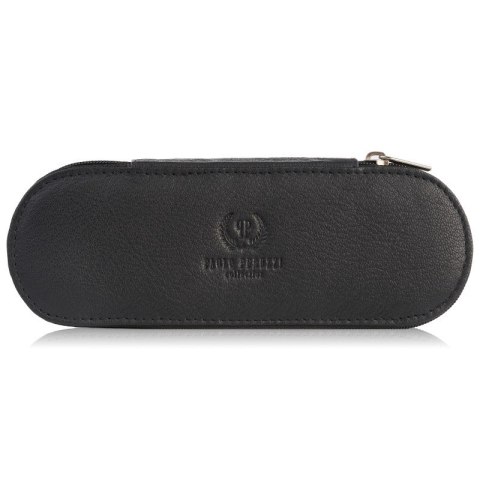 Skórzane etui czarne na okulary piórnik Paolo Peruzzi T-82-BL Skórzane etui czarne na okulary piórnik Paolo Peruzzi T-82-BL