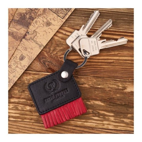 Etui na okulary, etui na klucze i breloczek zestaw prezentowy w kolorze czerwonym Paolo Peruzzi ZUP-121-RD Etui na okulary, etui na klucze i breloczek zestaw prezentowy w kolorze czerwonym Paolo Peruzzi ZUP-121-RD