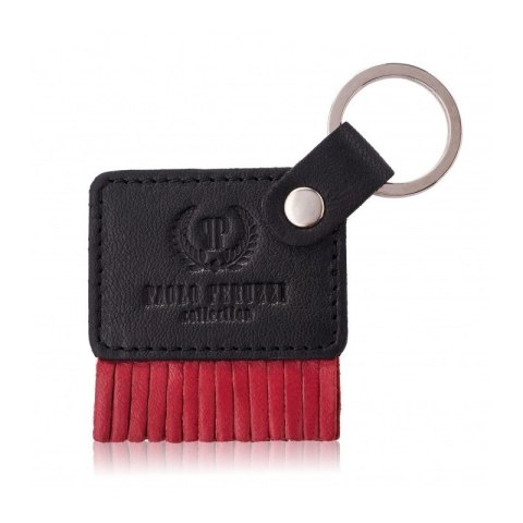 Etui na okulary, etui na klucze i breloczek zestaw prezentowy w kolorze czerwonym Paolo Peruzzi ZUP-121-RD Etui na okulary, etui na klucze i breloczek zestaw prezentowy w kolorze czerwonym Paolo Peruzzi ZUP-121-RD