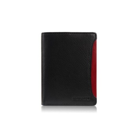 Portfel męski Skórzany RFID Brødrene Czarny G-08/MN/BL Portfel męski Skórzany RFID Brødrene Czarny G-08/MN/BL