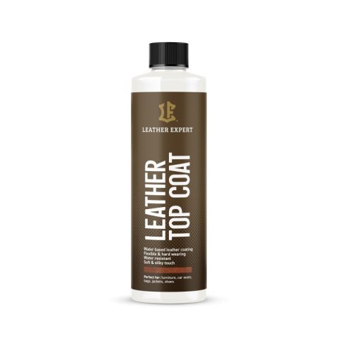 Top Coat Semi Gloss lakier bezbarwny do skóry 250ml półpołysk LE-17-TCSG250 Top Coat Semi Gloss lakier bezbarwny do skóry 250ml półpołysk LE-17-TCSG250