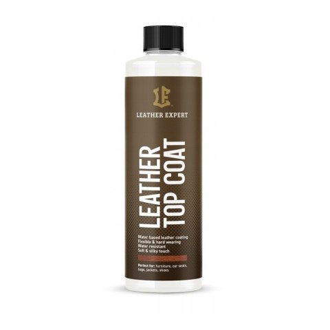Top Coat Semi Matt lakier bezbarwny do skóry 500ml półmat LE-17-TCSM500