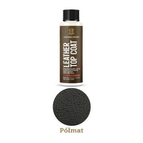 Top Coat Semi Matt lakier bezbarwny do skóry 500ml półmat LE-17-TCSM500