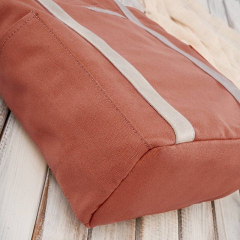 Torba damska na ramię shopper duża wegańska materiałowa pojemna pomarańczowa Paolo Peruzzi E-17-RU Torba damska na ramię shopper duża wegańska materiałowa pojemna pomarańczowa Paolo Peruzzi E-17-RU
