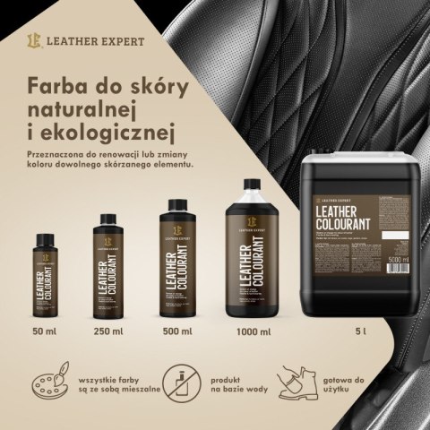 Leather Expert Colourant - Red farba do skóry naturalnej i do ekoskóry 50 ml LE-06-50C502 Leather Expert Colourant - Red farba do skóry naturalnej i do ekoskóry 50 ml LE-06-50C502