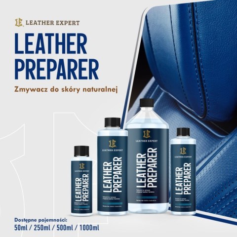 Leather Expert Preparer - zmywacz do skóry naturalnej 250ml LE-14-P250