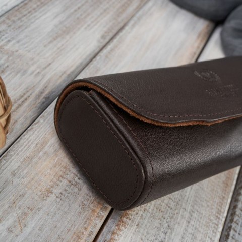 Etui na okulary piórnik pokrowiec skórzany Paolo Peruzzi T-83-BR Etui na okulary piórnik pokrowiec skórzany Paolo Peruzzi T-83-BR
