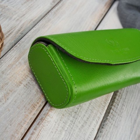 Etui na okulary piórnik pokrowiec skórzany Paolo Peruzzi T-83-GR Etui na okulary piórnik pokrowiec skórzany Paolo Peruzzi T-83-GR