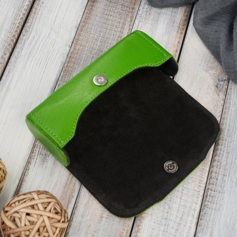 Etui na okulary piórnik pokrowiec skórzany Paolo Peruzzi T-83-GR Etui na okulary piórnik pokrowiec skórzany Paolo Peruzzi T-83-GR