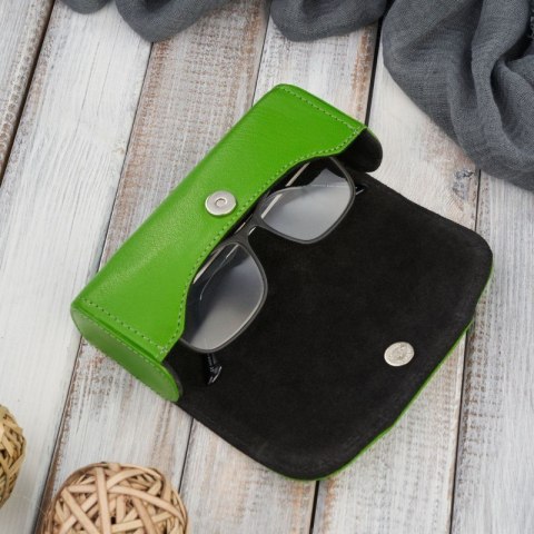 Etui na okulary piórnik pokrowiec skórzany Paolo Peruzzi T-83-GR Etui na okulary piórnik pokrowiec skórzany Paolo Peruzzi T-83-GR