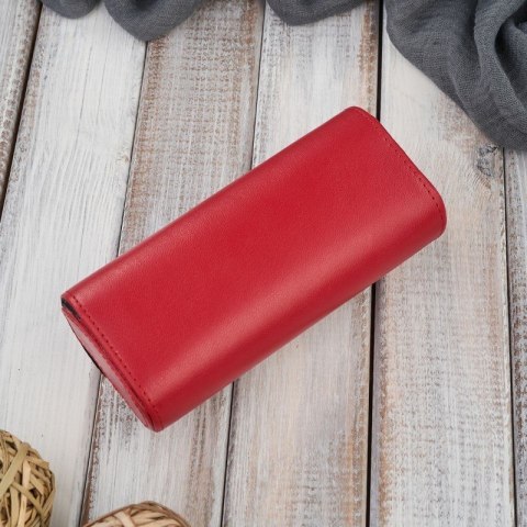 Etui na okulary piórnik pokrowiec skórzany Paolo Peruzzi T-83-RD Etui na okulary piórnik pokrowiec skórzany Paolo Peruzzi T-83-RD