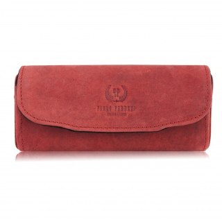Etui na okulary piórnik pokrowiec skórzany vintage Paolo Peruzzi T-83-HR