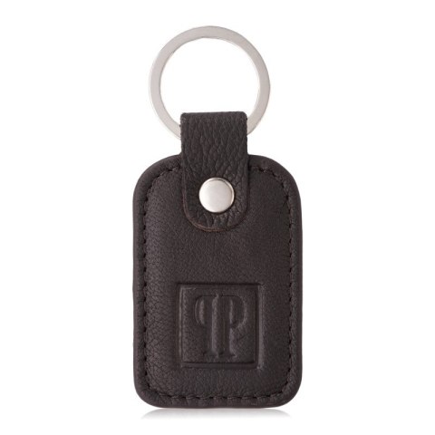 Breloczek do kluczy skórzany czerwony vintage prostokątny Paolo Peruzzi T-86-BR Breloczek do kluczy skórzany czerwony vintage prostokątny Paolo Peruzzi T-86-BR