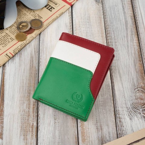 Portfel męski skórzany Italia Paolo Peruzzi AV-07-MC Portfel męski skórzany Italia Paolo Peruzzi AV-07-MC