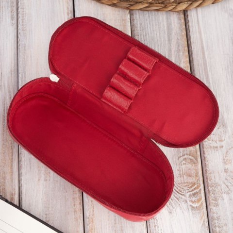 Skórzane etui na okulary piórnik czerwony Paolo Peruzzi T-82-RD Skórzane etui na okulary piórnik czerwony Paolo Peruzzi T-82-RD
