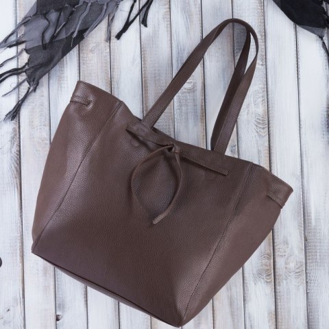 Torba shopper skórzana damska na ramię Paolo Peruzzi IN-64-BR Torba shopper skórzana damska na ramię Paolo Peruzzi IN-64-BR
