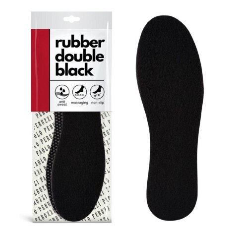 R. 37 - Wkładki podgumowane Rubber Double Black Paolo Peruzzi 12W37 R. 37 - Wkładki podgumowane Rubber Double Black Paolo Peruzzi 12W37