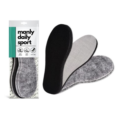 R. 43 - Zestaw wkładek męskich Manly Daily Sport Paolo Peruzzi 11W43 R. 43 - Zestaw wkładek męskich Manly Daily Sport Paolo Peruzzi 11W43