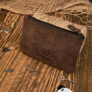 Zestaw prezentowy ZUP-36-BR portfel damski skórzany T-01 etui na klucze