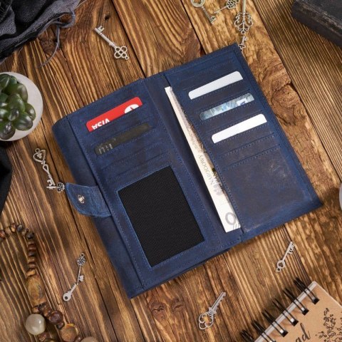 Zestaw prezentowy ZUP-37-DB portfel damski skórzany T-05 etui T-51 Zestaw prezentowy ZUP-37-DB portfel damski skórzany T-05 etui T-51