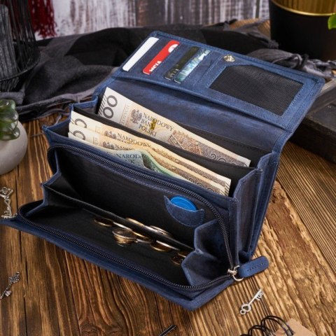 Zestaw prezentowy ZUP-37-DB portfel damski skórzany T-05 etui T-51 Zestaw prezentowy ZUP-37-DB portfel damski skórzany T-05 etui T-51