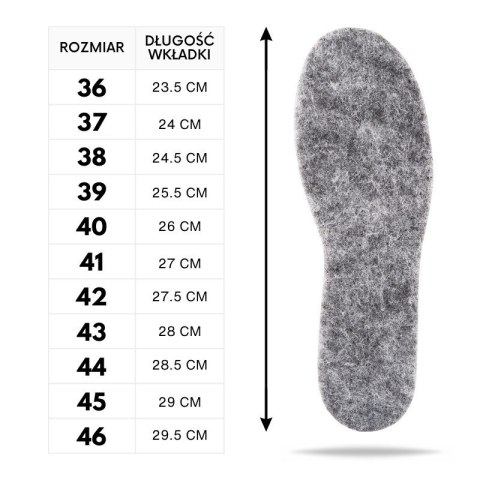 R. 37 - Wkładki filcowe Felt Basic 6 mm Paolo Peruzzi 01W37 R. 37 - Wkładki filcowe Felt Basic 6 mm Paolo Peruzzi 01W37