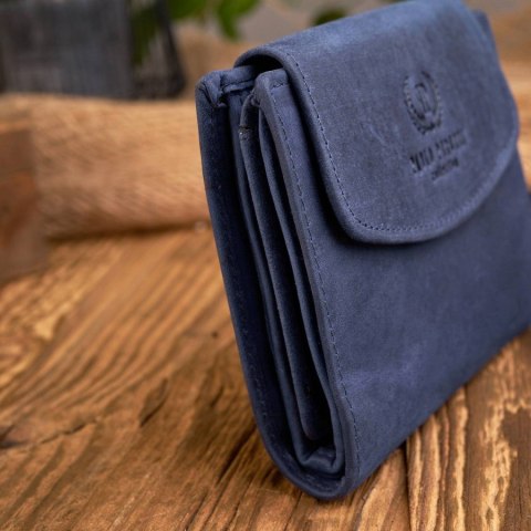 Elegancki skórzany portfel damski RFID Paolo Peruzzi T-12-DB Elegancki skórzany portfel damski RFID Paolo Peruzzi T-12-DB