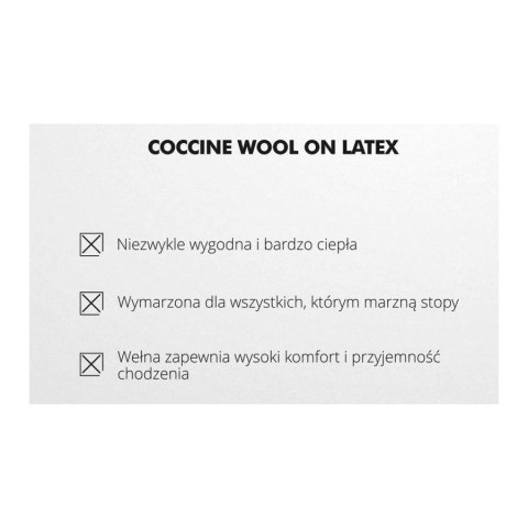 R.39 - Wkładki wełna na lateksie Coccine Wool on Latex R.39 - Wkładki wełna na lateksie Coccine Wool on Latex