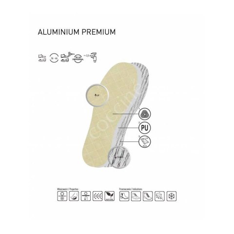 R.41 - Zimowe wkładki do butów Coccine Aluminium Premium R.41 - Zimowe wkładki do butów Coccine Aluminium Premium