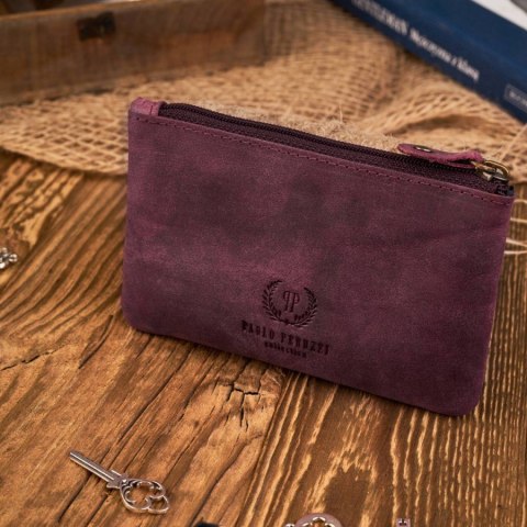 Solidne skórzane etui na klucze vintage Paolo Peruzzi T-51-CHR Solidne skórzane etui na klucze vintage Paolo Peruzzi T-51-CHR