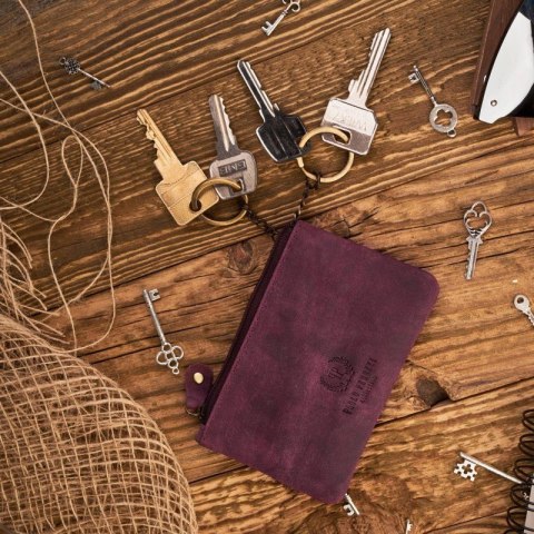 Solidne skórzane etui na klucze vintage Paolo Peruzzi T-51-CHR Solidne skórzane etui na klucze vintage Paolo Peruzzi T-51-CHR