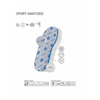 R. 43 - Lekkie profilowane wkładki higieniczne do butów Sport Sanitized Coccine