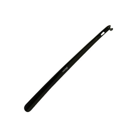 Bardzo długa łyżka do butów plastikowa czarna Coccine 65 cm