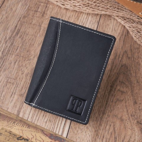 Zestaw upominkowy dla niego ZUP-28-BL: torba T-07-BL portfel T-13-BL
