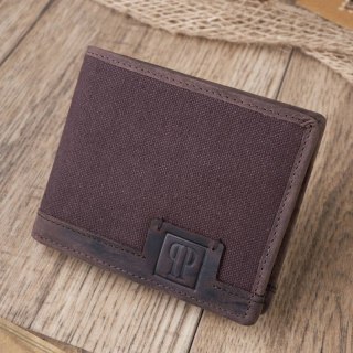 Portfel męski skórzany z ochroną RFID Paolo Peruzzi T-02-BR