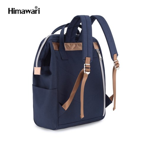 Praktyczny plecak na laptopa w granatowym kolorze - Himawari Praktyczny plecak na laptopa w granatowym kolorze - Himawari