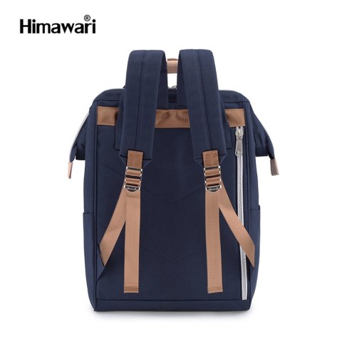 Praktyczny plecak na laptopa w granatowym kolorze - Himawari Praktyczny plecak na laptopa w granatowym kolorze - Himawari