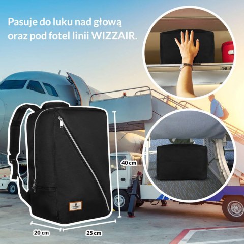 Pojemny plecak sportowy z portem ładującym - Peterson Pojemny plecak sportowy z portem ładującym - Peterson