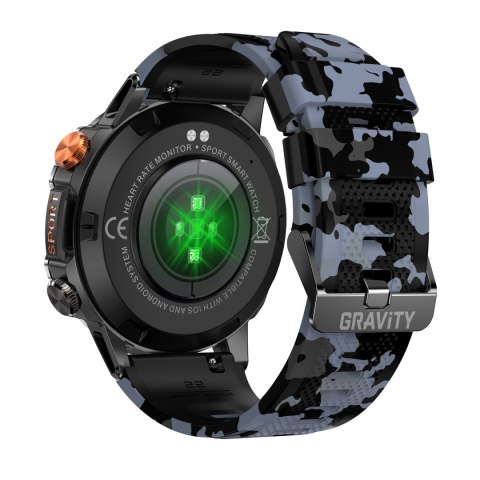 SMARTWATCH MĘSKI GRAVITY GT20-5 - AMOLED, DODATKOWY PASEK (sg024e) SMARTWATCH MĘSKI GRAVITY GT20-5 - AMOLED, DODATKOWY PASEK (sg024e)