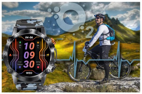 SMARTWATCH MĘSKI GRAVITY GT20-5 - AMOLED, DODATKOWY PASEK (sg024e) SMARTWATCH MĘSKI GRAVITY GT20-5 - AMOLED, DODATKOWY PASEK (sg024e)