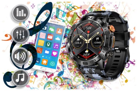 SMARTWATCH MĘSKI GRAVITY GT20-5 - AMOLED, DODATKOWY PASEK (sg024e) SMARTWATCH MĘSKI GRAVITY GT20-5 - AMOLED, DODATKOWY PASEK (sg024e)