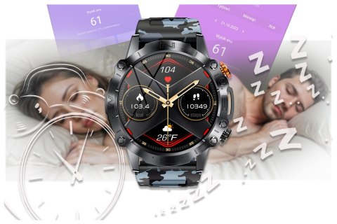 SMARTWATCH MĘSKI GRAVITY GT20-5 - AMOLED, DODATKOWY PASEK (sg024e) SMARTWATCH MĘSKI GRAVITY GT20-5 - AMOLED, DODATKOWY PASEK (sg024e)