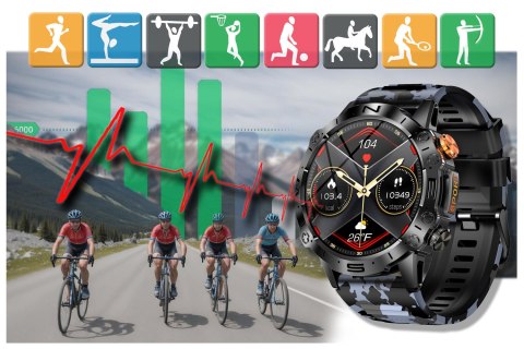 SMARTWATCH MĘSKI GRAVITY GT20-5 - AMOLED, DODATKOWY PASEK (sg024e) SMARTWATCH MĘSKI GRAVITY GT20-5 - AMOLED, DODATKOWY PASEK (sg024e)